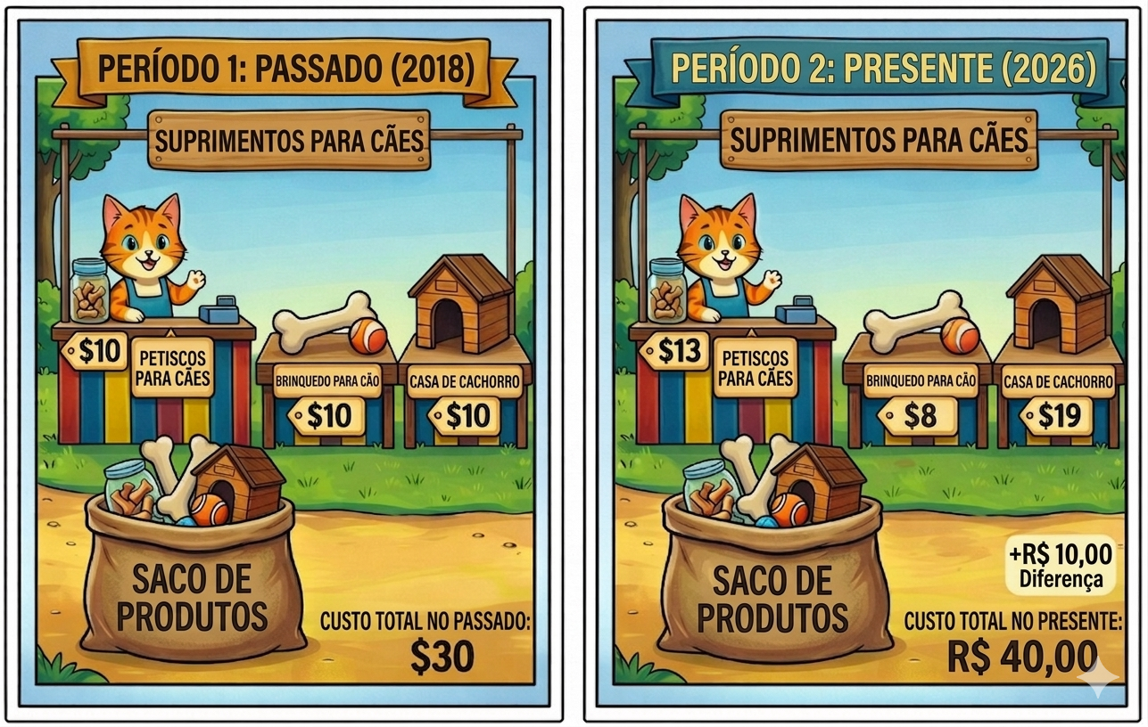 Ilustração de Inflação 2